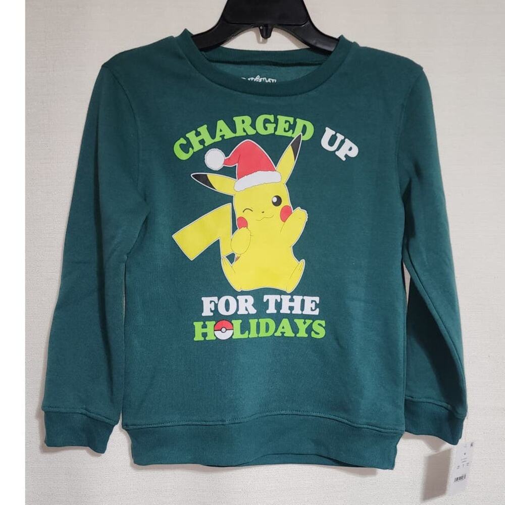Christmas Pikachu children sweater medium